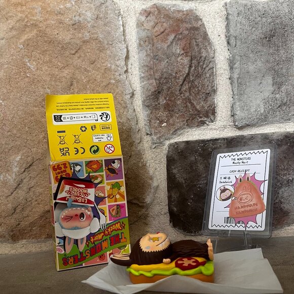 SANDWICH- THE MONSTERS- Wacky Mart Series- POP MART- AUTHENTIC Labubu - Picture 4 of 7